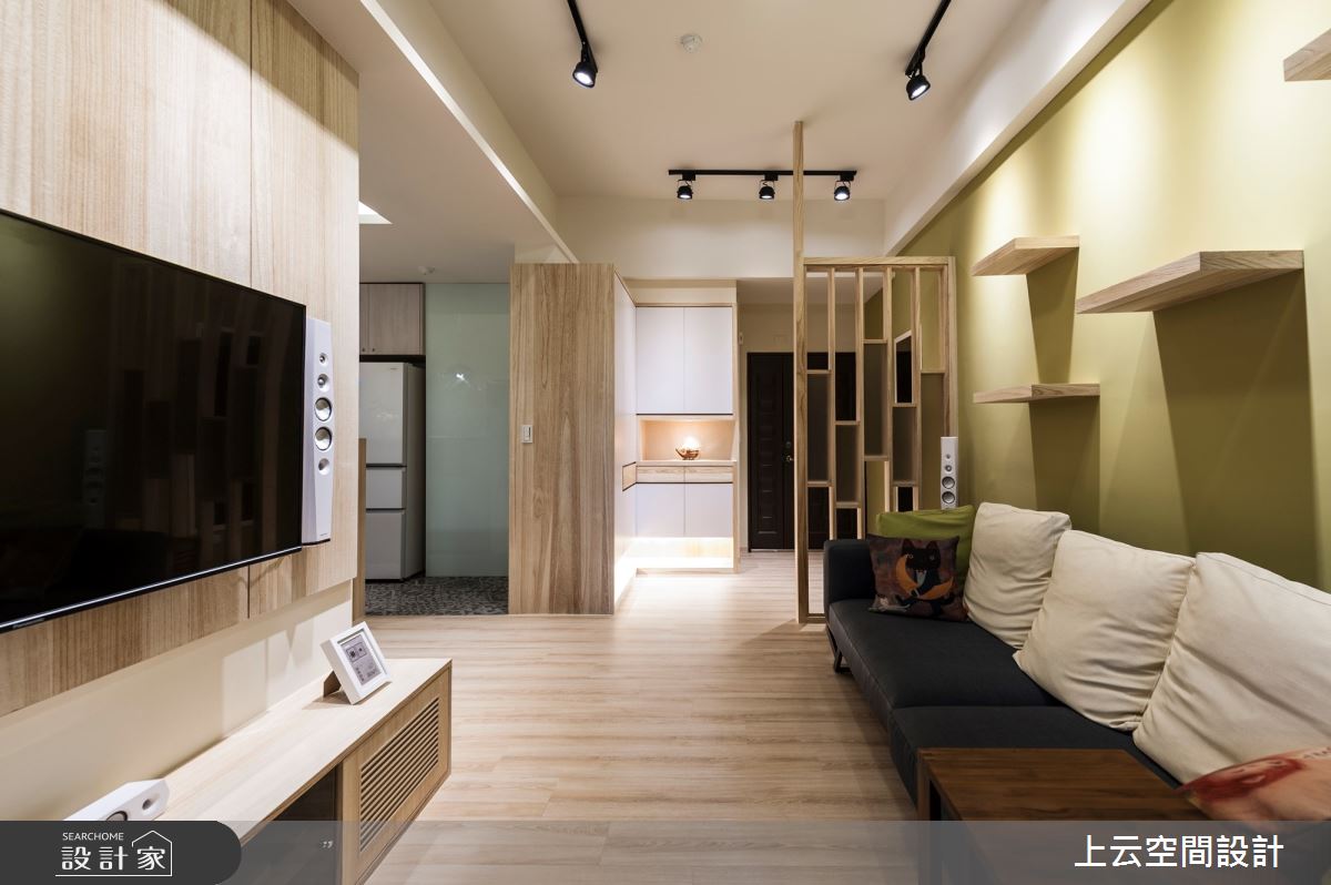 24坪老屋(16~30年)＿混搭風客廳案例圖片＿上云空間設計＿上云_盪漾旋律之6