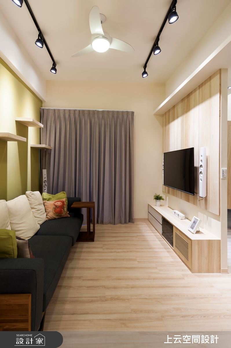 24坪老屋(16~30年)＿混搭風客廳案例圖片＿上云空間設計＿上云_盪漾旋律之7