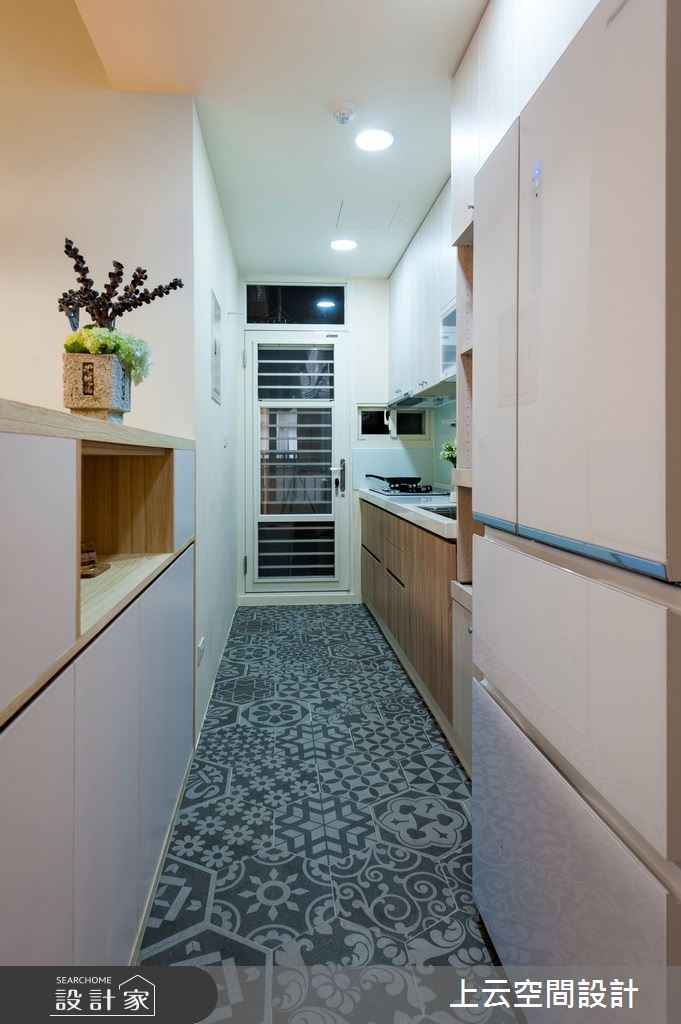 24坪老屋(16~30年)＿混搭風廚房案例圖片＿上云空間設計＿上云_盪漾旋律之15