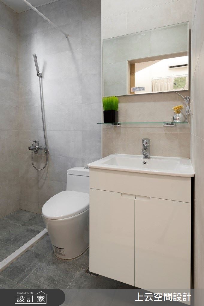 24坪老屋(16~30年)＿混搭風浴室案例圖片＿上云空間設計＿上云_盪漾旋律之24