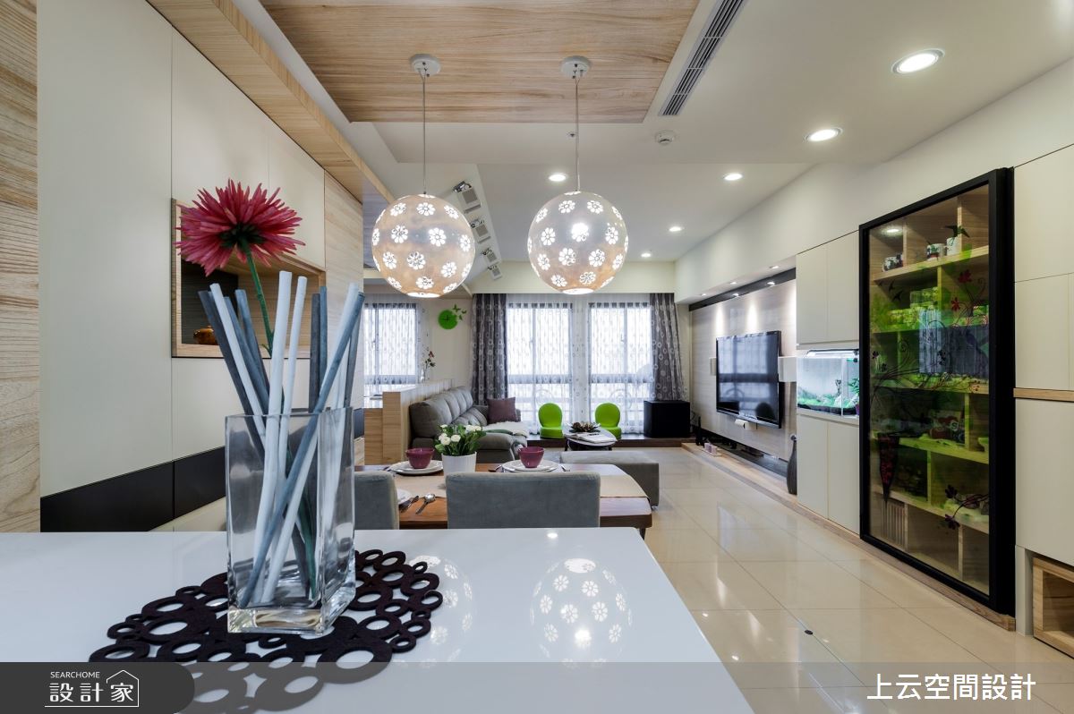 31坪新成屋(5年以下)＿現代風客廳餐廳案例圖片＿上云空間設計＿上云_記憶金果之33