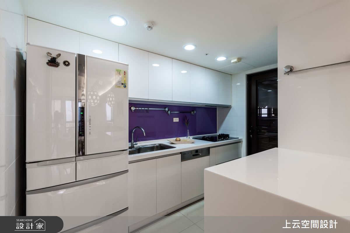 31坪新成屋(5年以下)＿現代風廚房中島案例圖片＿上云空間設計＿上云_記憶金果之54