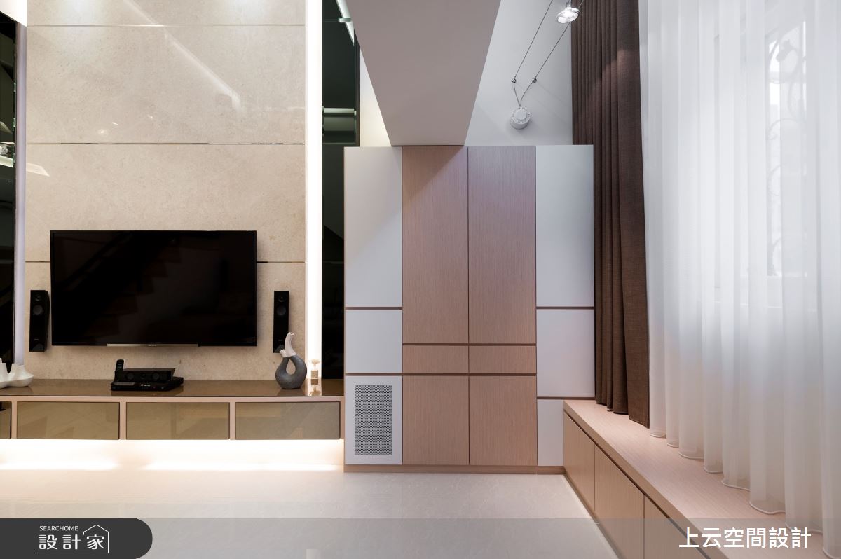42坪老屋(31~40年)＿現代風玄關案例圖片＿上云空間設計＿上云_透天-悠然宅之1