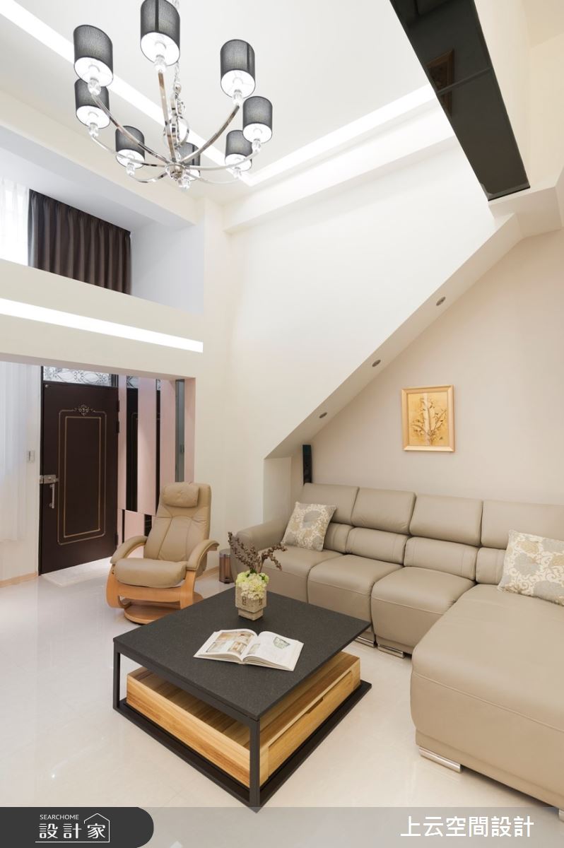 42坪老屋(31~40年)＿現代風客廳案例圖片＿上云空間設計＿上云_透天-悠然宅之6