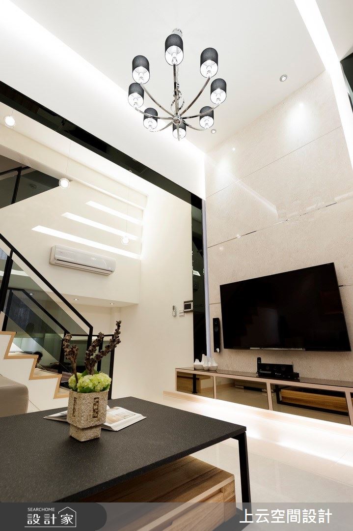 42坪老屋(31~40年)＿現代風客廳案例圖片＿上云空間設計＿上云_透天-悠然宅之8