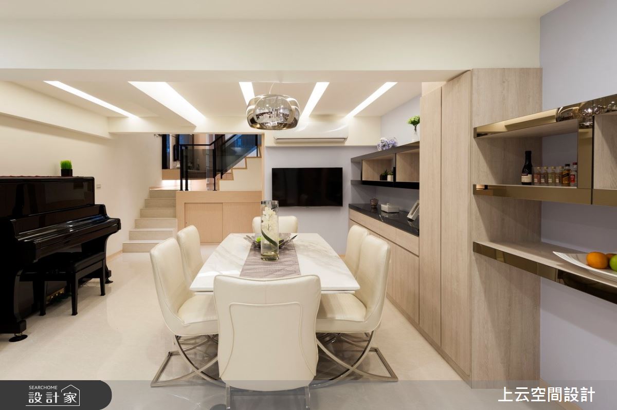 42坪老屋(31~40年)＿現代風餐廳案例圖片＿上云空間設計＿上云_透天-悠然宅之18