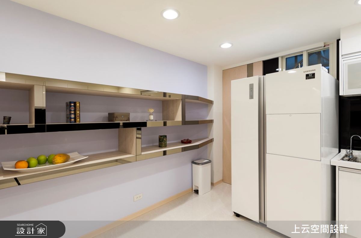 42坪老屋(31~40年)＿現代風廚房案例圖片＿上云空間設計＿上云_透天-悠然宅之23