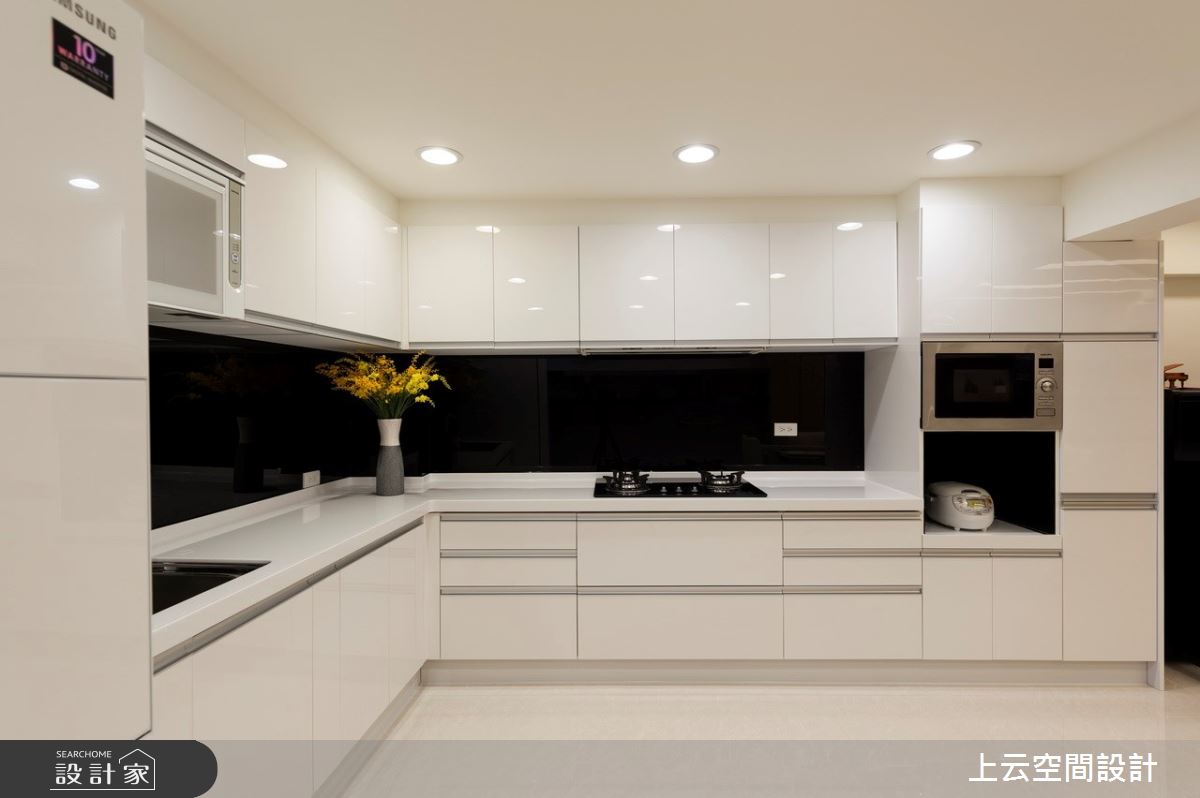 42坪老屋(31~40年)＿現代風廚房案例圖片＿上云空間設計＿上云_透天-悠然宅之24