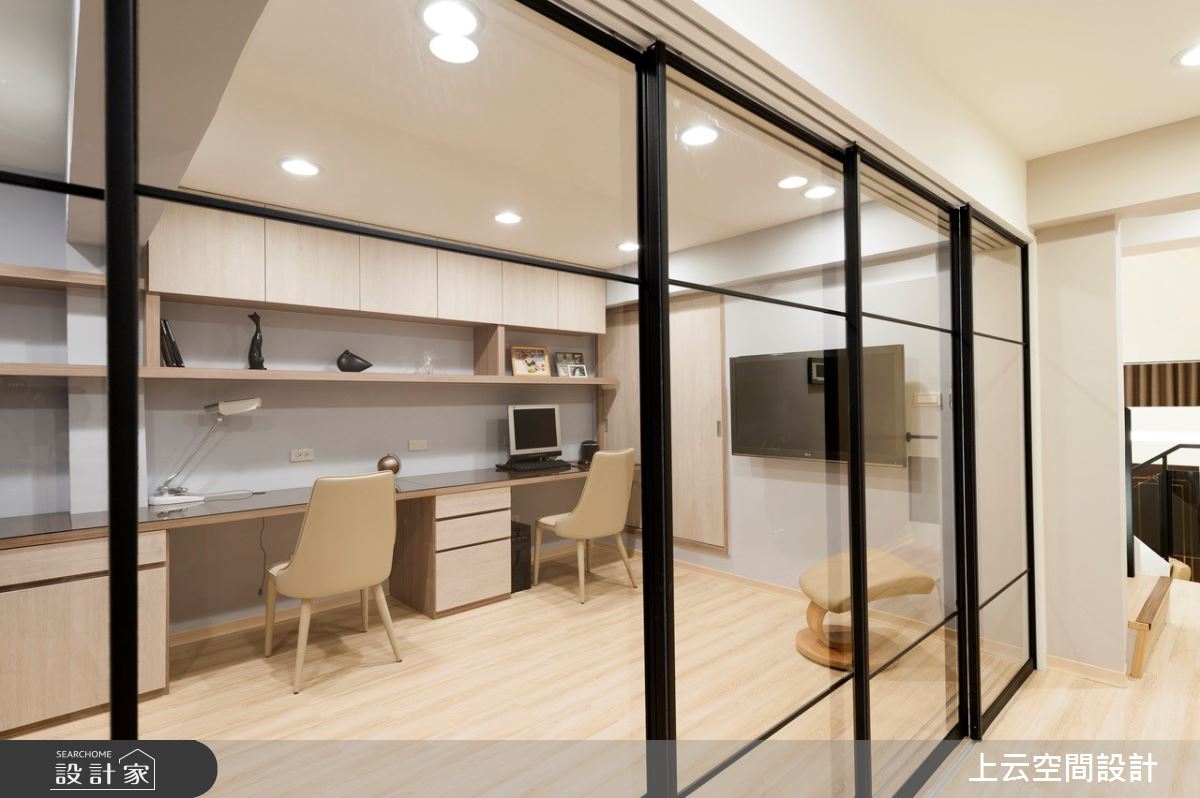 42坪老屋(31~40年)＿現代風書房多功能室案例圖片＿上云空間設計＿上云_透天-悠然宅之25