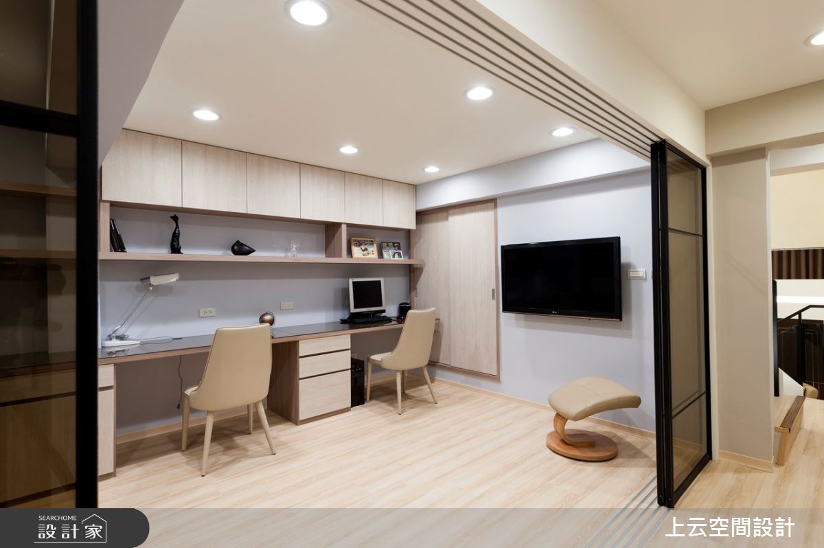 42坪老屋(31~40年)＿現代風書房多功能室案例圖片＿上云空間設計＿上云_透天-悠然宅之27