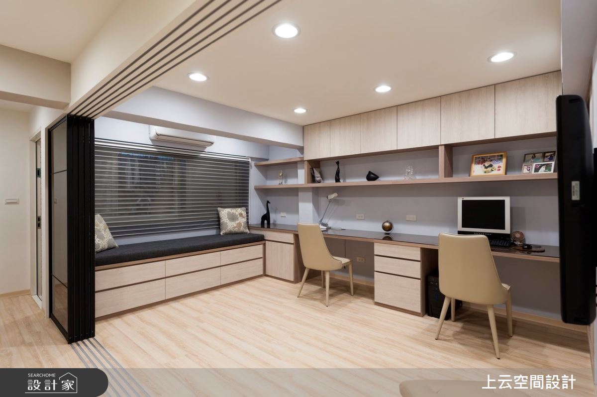 42坪老屋(31~40年)＿現代風書房臥榻案例圖片＿上云空間設計＿上云_透天-悠然宅之28