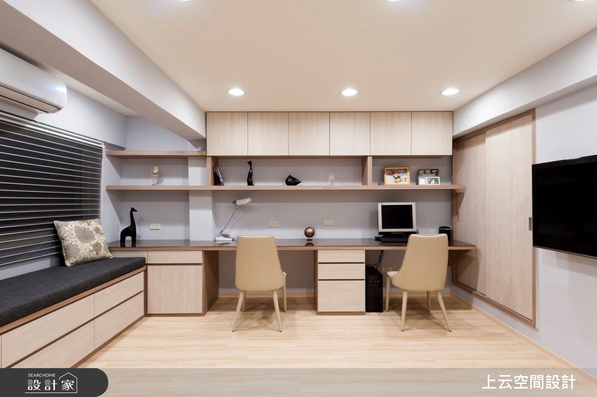 42坪老屋(31~40年)＿現代風書房臥榻案例圖片＿上云空間設計＿上云_透天-悠然宅之30