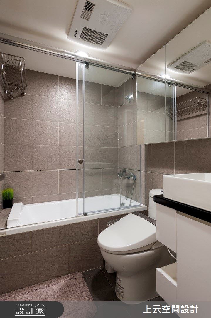 42坪老屋(31~40年)＿現代風浴室案例圖片＿上云空間設計＿上云_透天-悠然宅之43