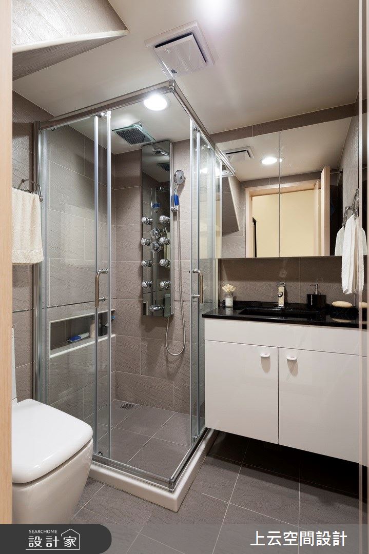 42坪老屋(31~40年)＿現代風浴室案例圖片＿上云空間設計＿上云_透天-悠然宅之44
