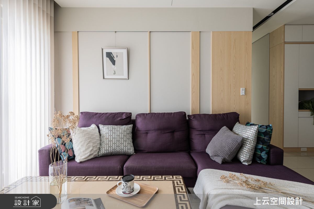 29坪新成屋(5年以下)＿現代風客廳案例圖片＿上云空間設計＿上云_簡淺美境之5