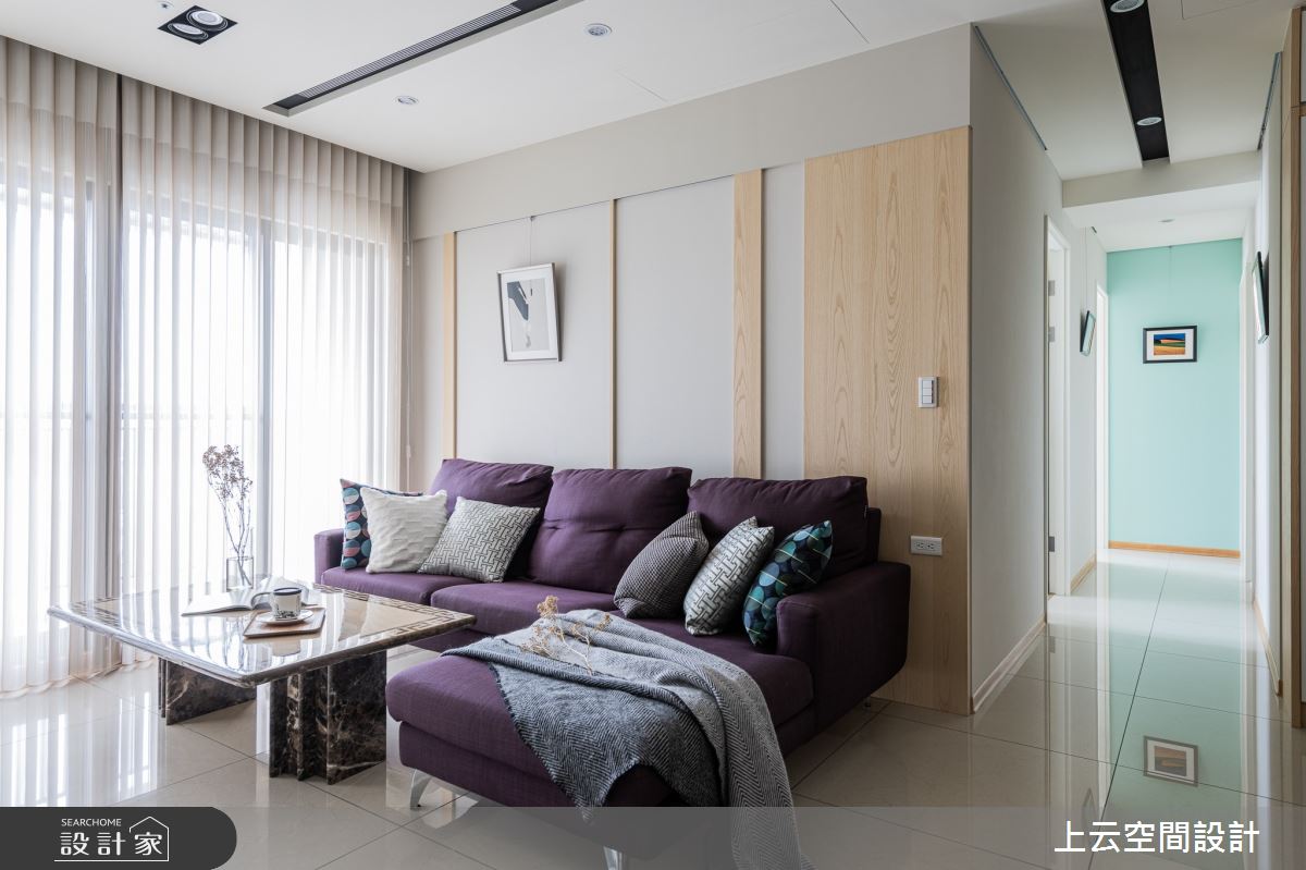 29坪新成屋(5年以下)＿現代風客廳案例圖片＿上云空間設計＿上云_簡淺美境之10