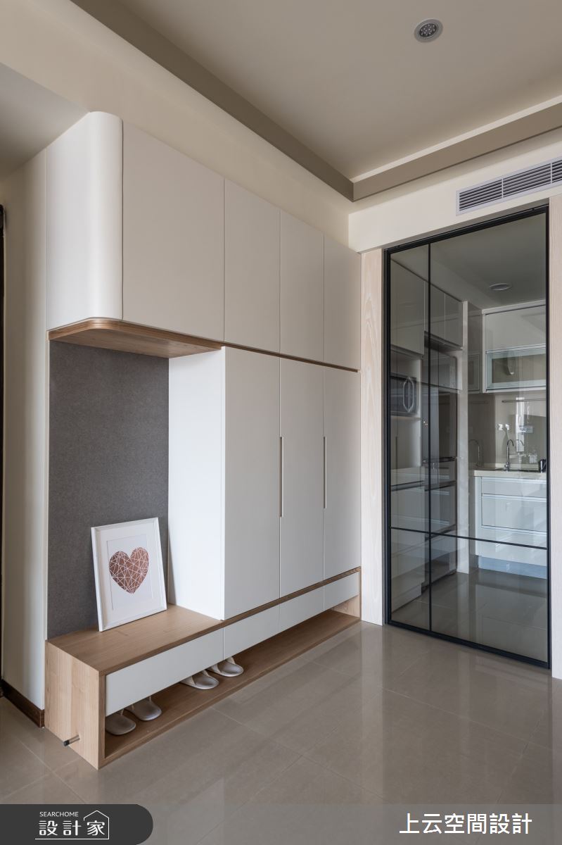 32坪老屋(16~30年)＿現代風玄關案例圖片＿上云空間設計＿上云_秘密和弦之1