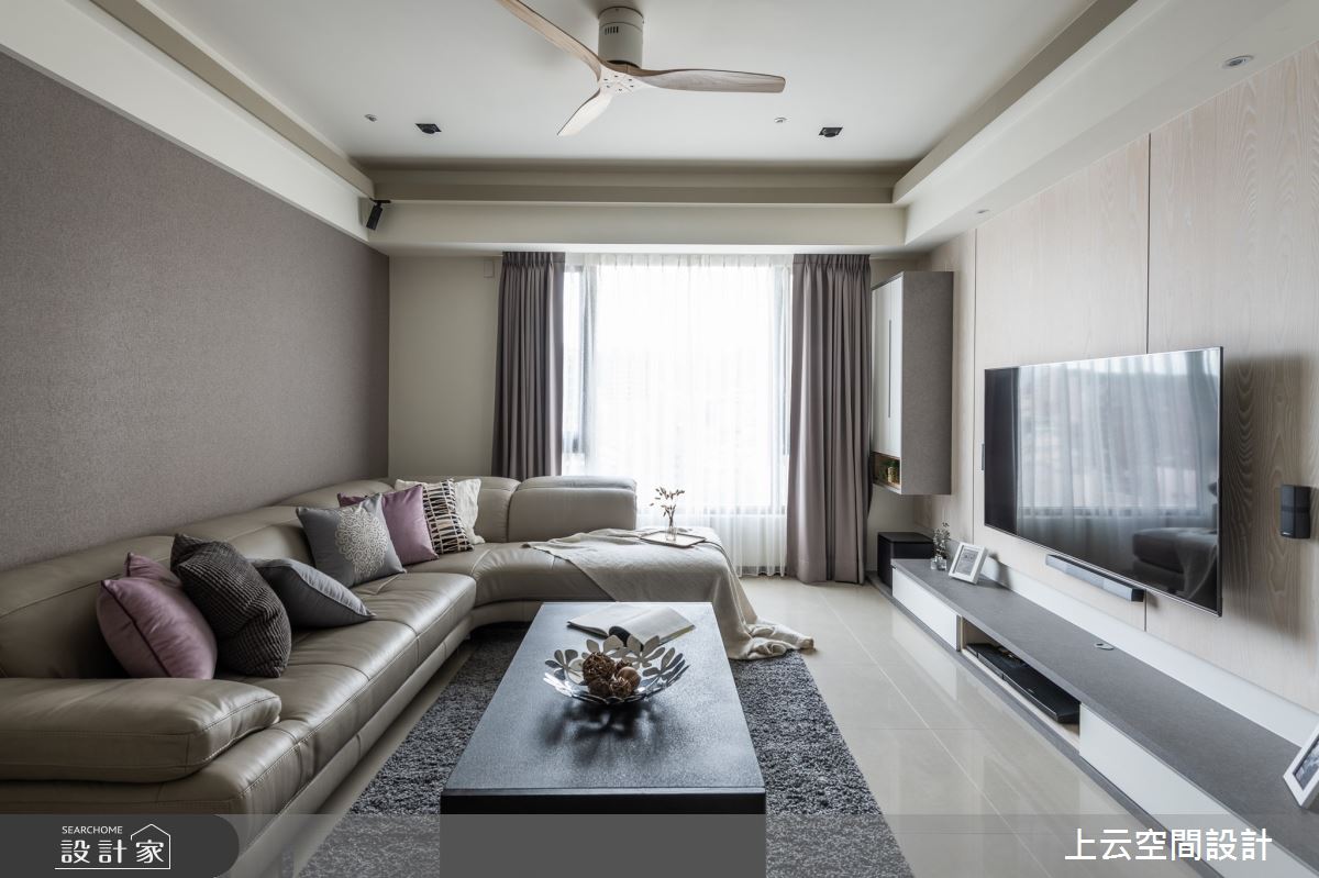 32坪老屋(16~30年)＿現代風客廳案例圖片＿上云空間設計＿上云_秘密和弦之6