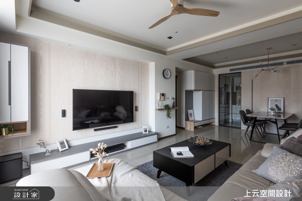32坪老屋(16~30年)＿現代風客廳餐廳案例圖片＿上云空間設計＿上云_秘密和弦之3