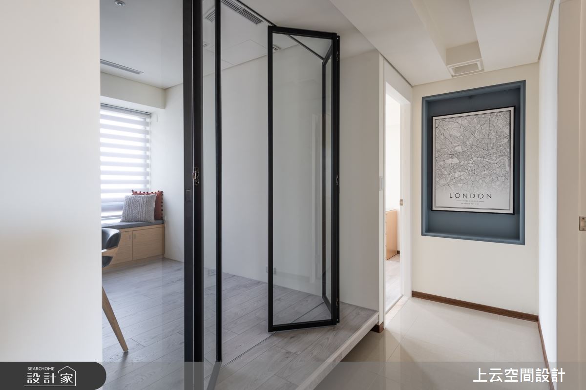 32坪老屋(16~30年)＿現代風走廊案例圖片＿上云空間設計＿上云_秘密和弦之18