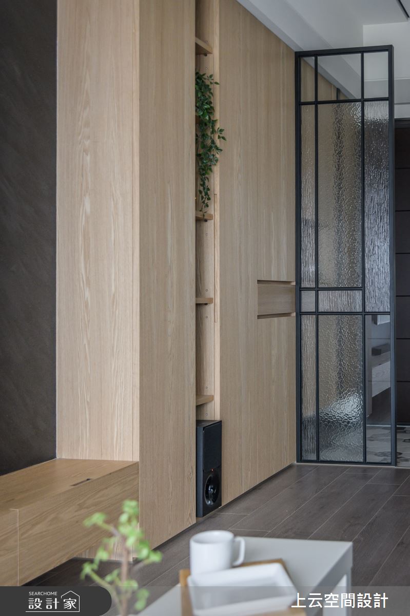 25坪新成屋(5年以下)＿現代風玄關案例圖片＿上云空間設計＿上云_旋律之舞之3