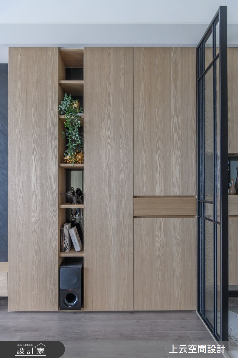 25坪新成屋(5年以下)＿現代風玄關案例圖片＿上云空間設計＿上云_旋律之舞之4