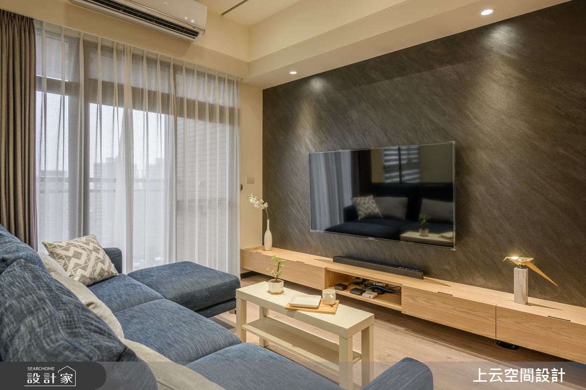 25坪新成屋(5年以下)＿現代風客廳案例圖片＿上云空間設計＿上云_旋律之舞之12