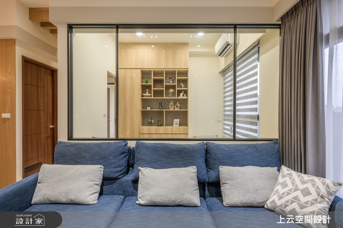 25坪新成屋(5年以下)＿現代風客廳案例圖片＿上云空間設計＿上云_旋律之舞之17