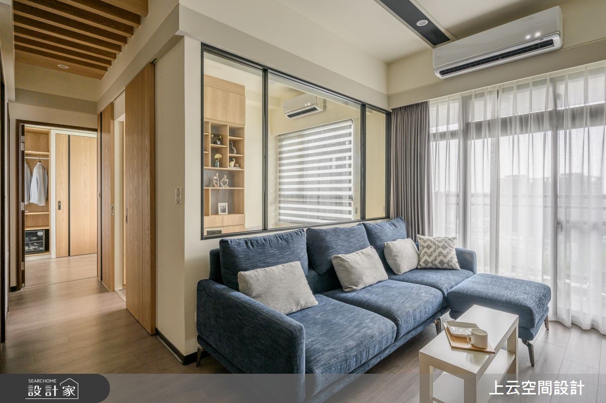 25坪新成屋(5年以下)＿現代風客廳走廊案例圖片＿上云空間設計＿上云_旋律之舞之15