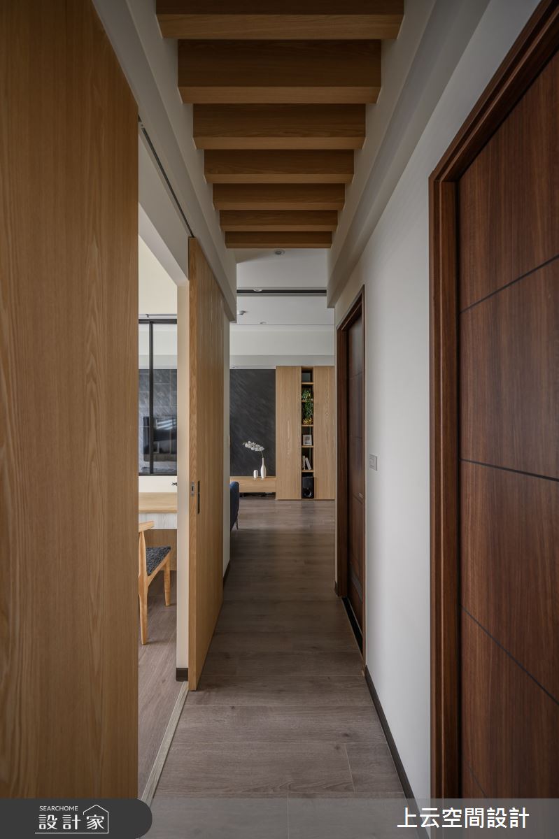 25坪新成屋(5年以下)＿現代風走廊案例圖片＿上云空間設計＿上云_旋律之舞之22