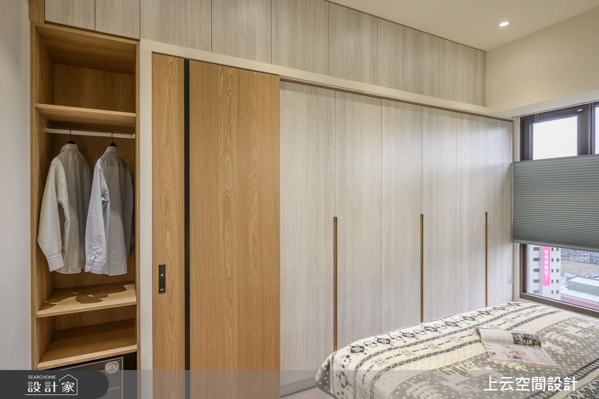 25坪新成屋(5年以下)＿現代風臥室案例圖片＿上云空間設計＿上云_旋律之舞之35