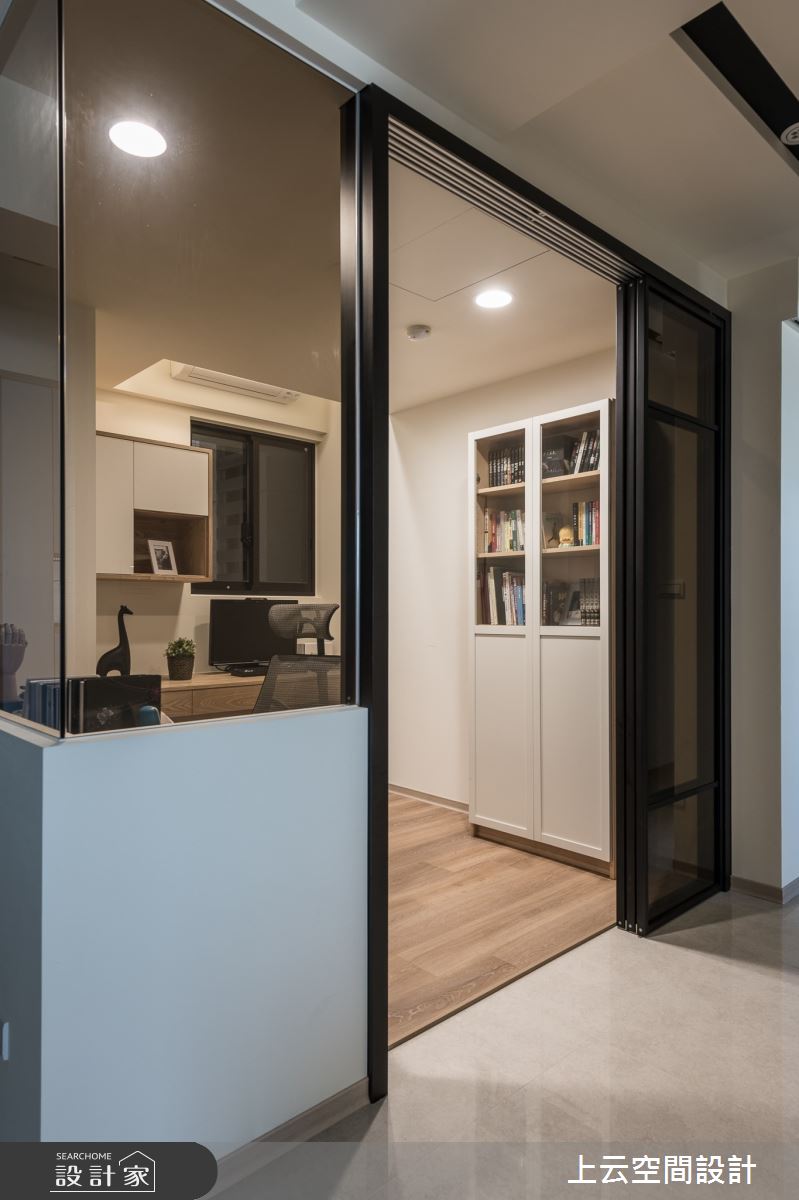 32坪新成屋(5年以下)＿現代風書房案例圖片＿上云空間設計＿上云_直線摩登之20