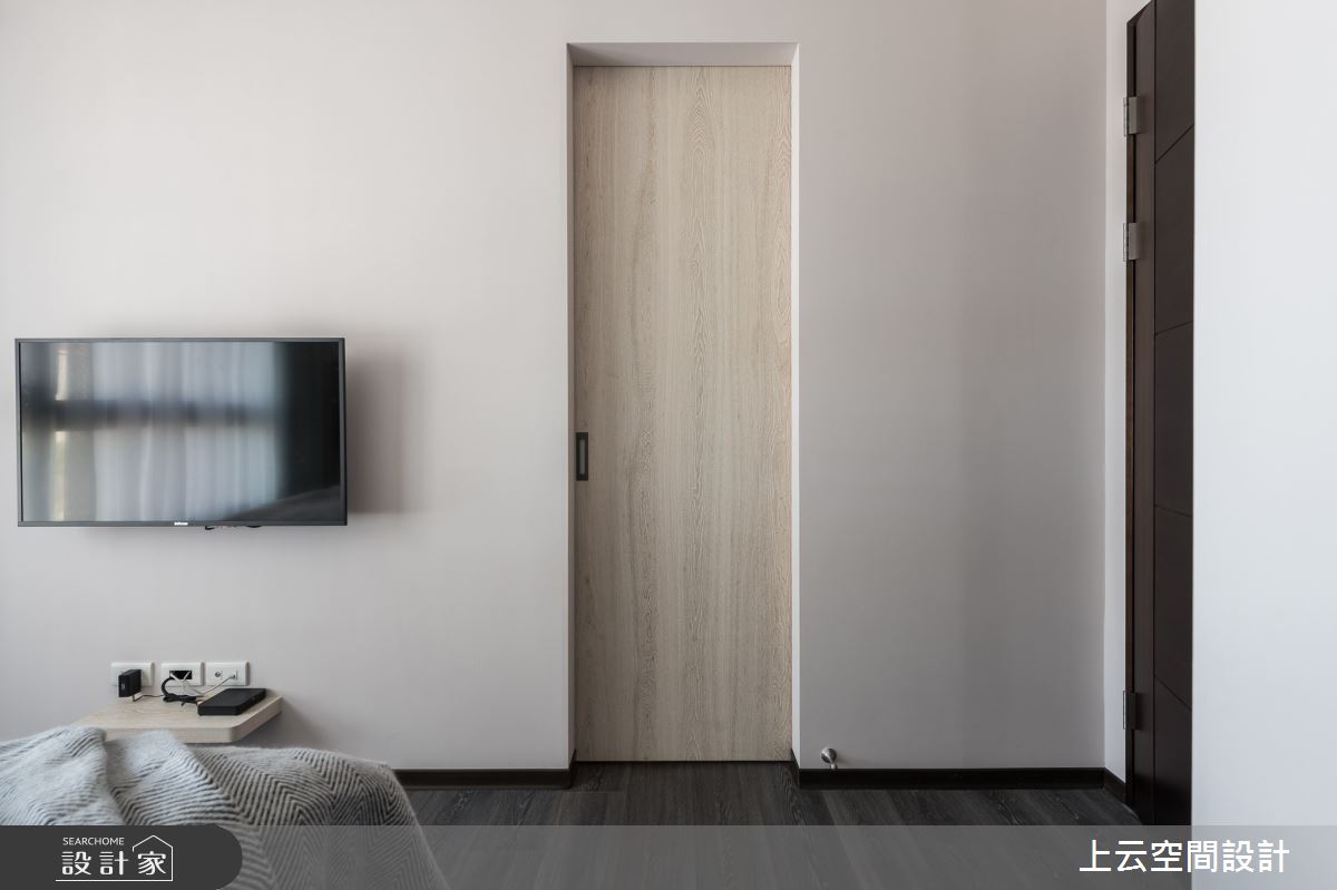 32坪新成屋(5年以下)＿現代風臥室案例圖片＿上云空間設計＿上云_直線摩登之24