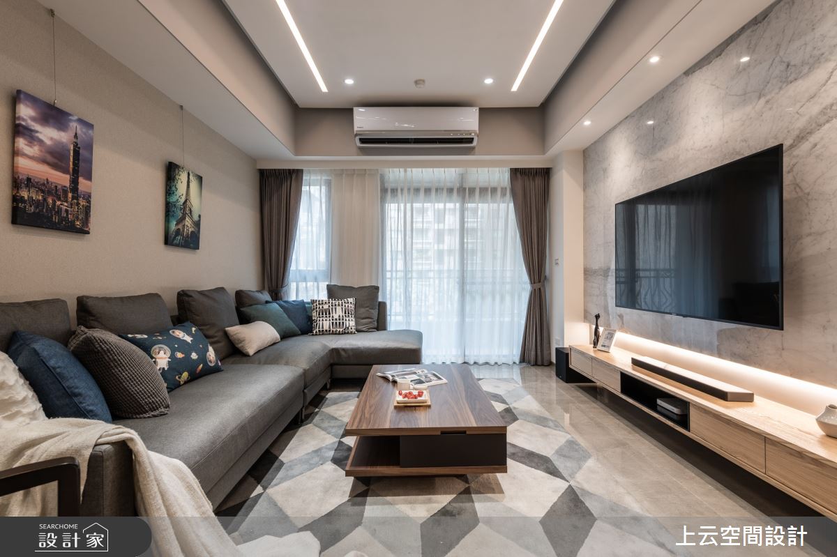 31坪老屋(16~30年)＿現代風客廳案例圖片＿上云空間設計＿上云_雋綿絮語之5