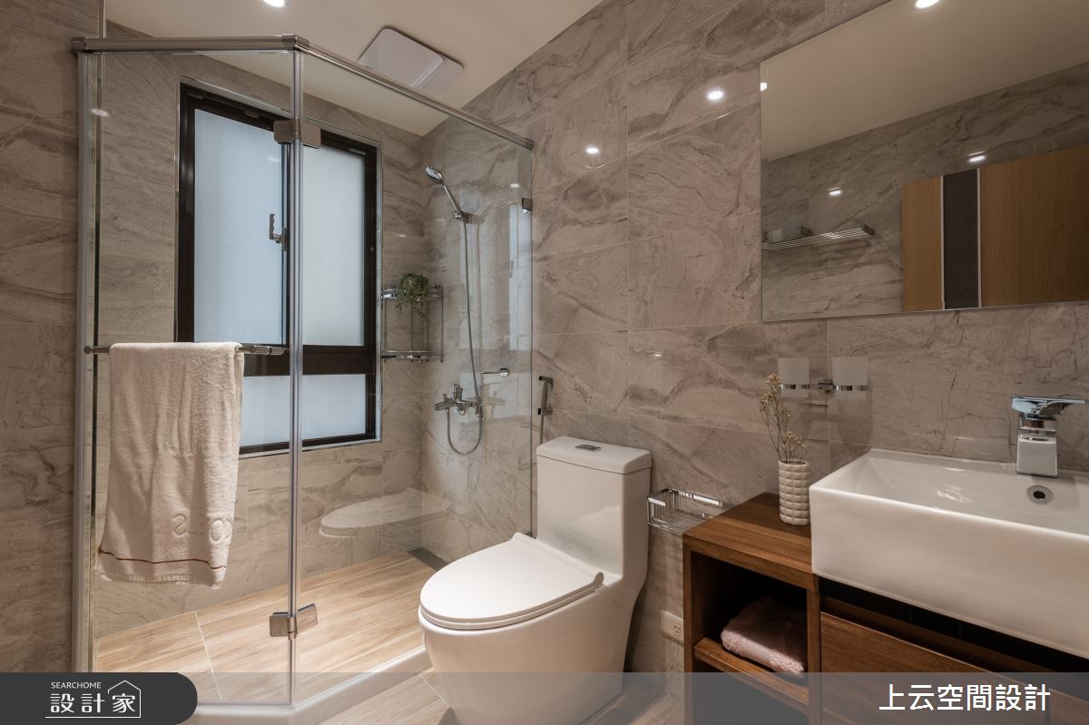 31坪老屋(16~30年)＿現代風浴室案例圖片＿上云空間設計＿上云_雋綿絮語之28