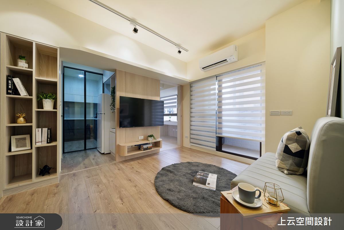 老屋(31~40年)＿現代風客廳案例圖片＿上云空間設計＿上云_擴境 小宅之8