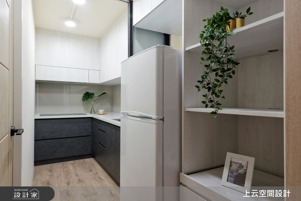 老屋(31~40年)＿現代風廚房案例圖片＿上云空間設計＿上云_擴境 小宅之10