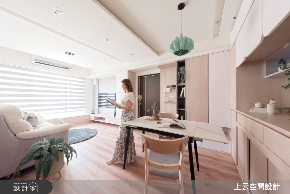 19坪老屋(16~30年)＿混搭風玄關客廳餐廳案例圖片＿上云空間設計＿上云_時光寶盒之2