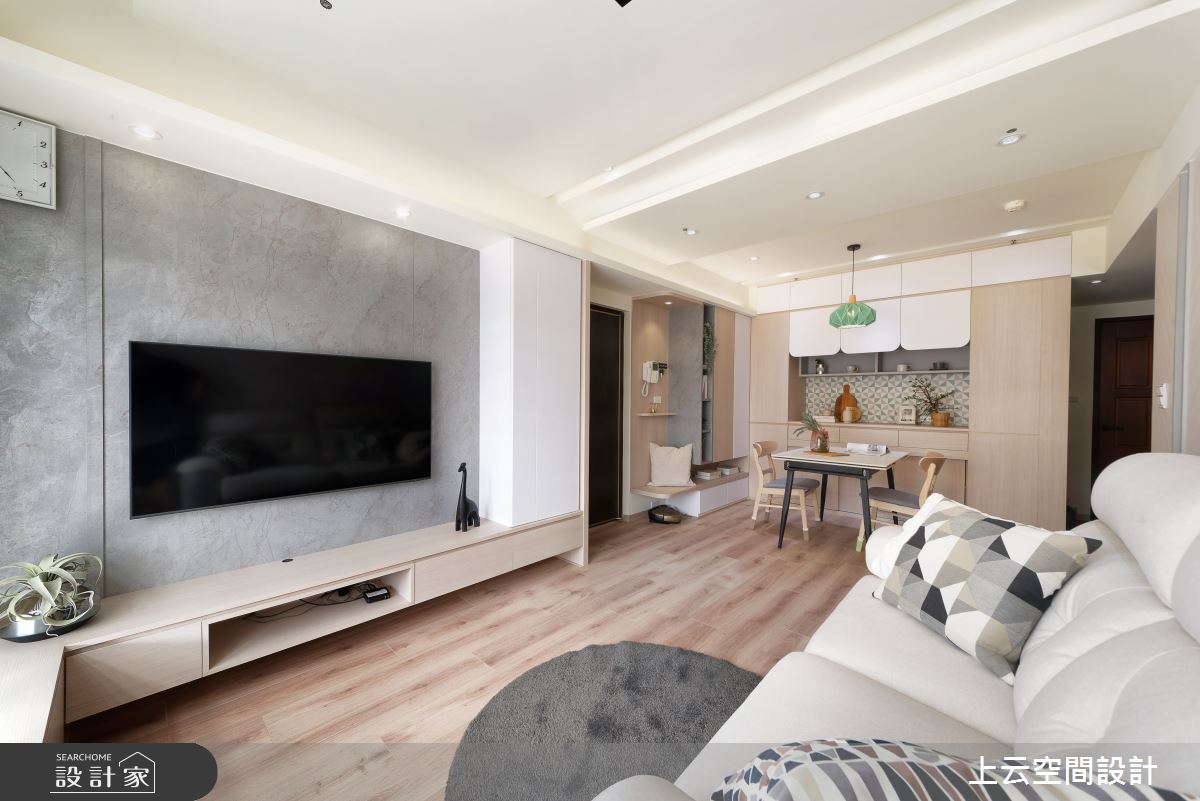 19坪老屋(16~30年)＿混搭風玄關客廳餐廳案例圖片＿上云空間設計＿上云_時光寶盒之4