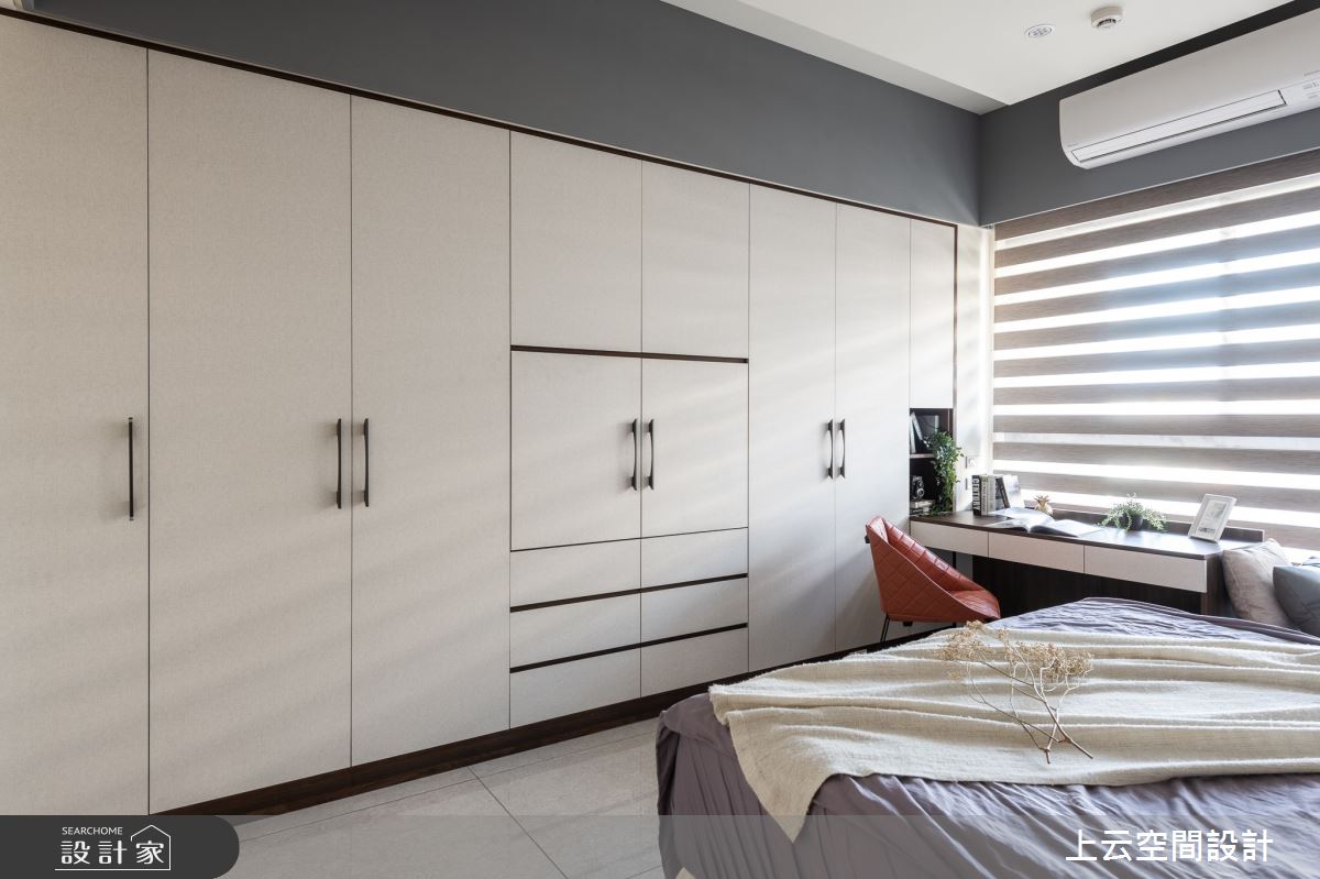31坪新成屋(5年以下)＿人文禪風臥室案例圖片＿上云空間設計＿上云_落日餘暉之15