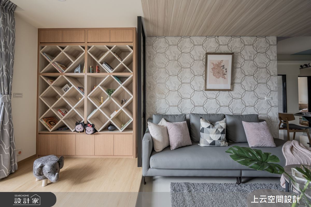 28坪新成屋(5年以下)＿混搭風客廳多功能室案例圖片＿上云空間設計＿上云_童之律動之19