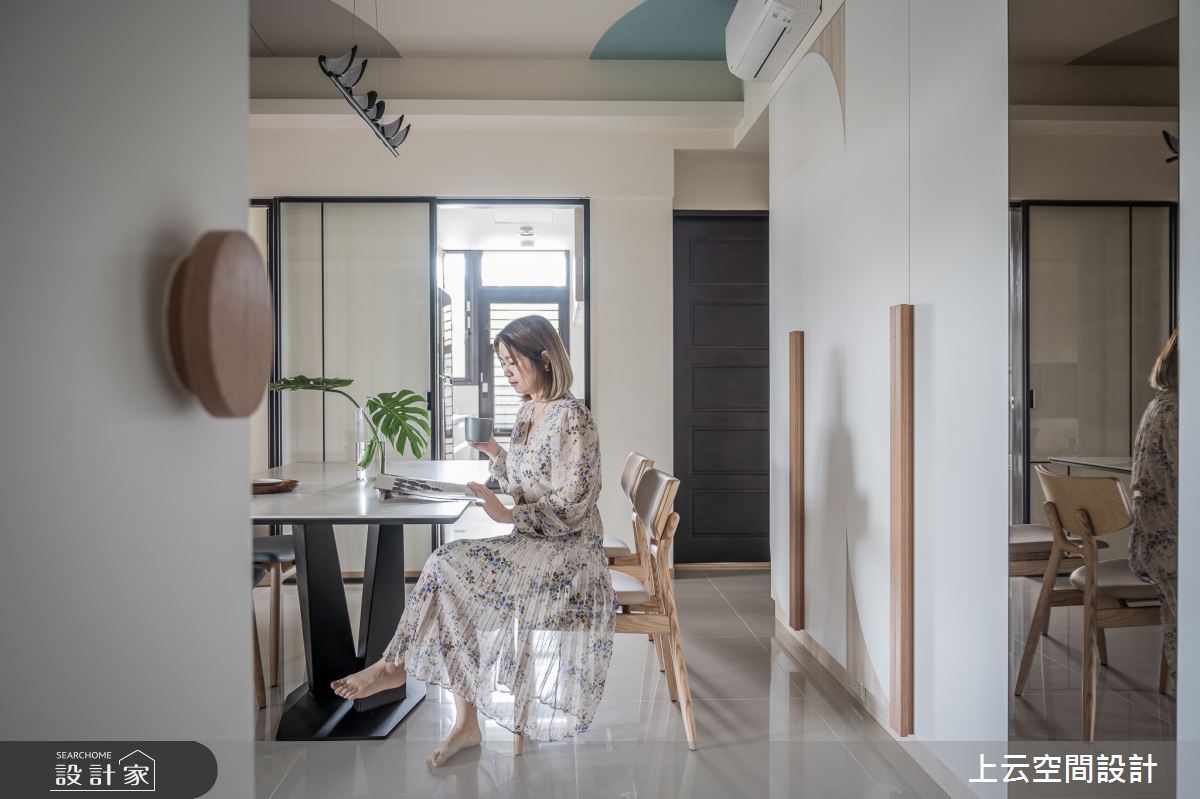 28坪新成屋(5年以下)＿混搭風餐廳案例圖片＿上云空間設計＿上云_童之律動之23