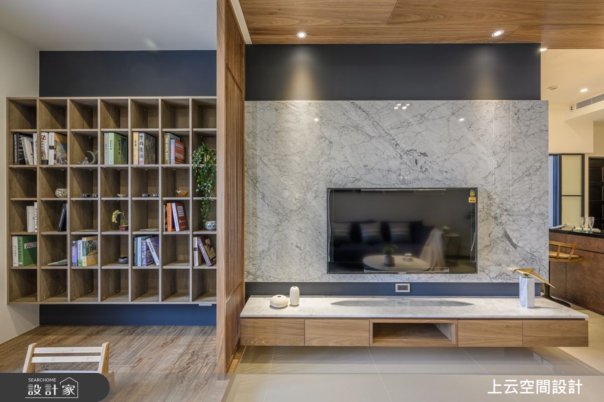 28坪新成屋(5年以下)＿人文禪風客廳和室多功能室案例圖片＿上云空間設計＿上云_墨香人文宅之16