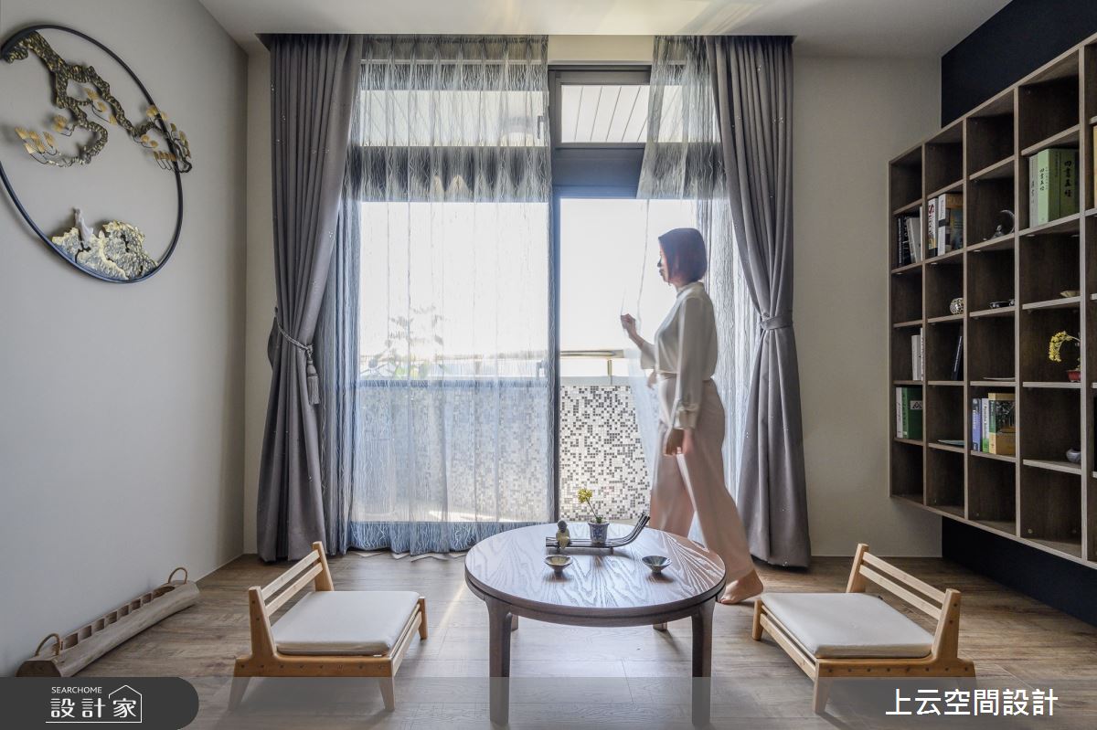 28坪新成屋(5年以下)＿人文禪風和室多功能室案例圖片＿上云空間設計＿上云_墨香人文宅之17