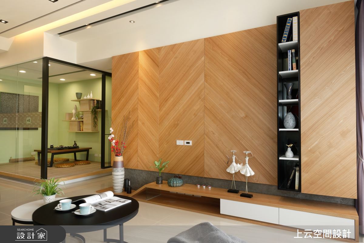 32坪新成屋(5年以下)＿混搭風客廳案例圖片＿上云空間設計＿上云_異質暖居之10