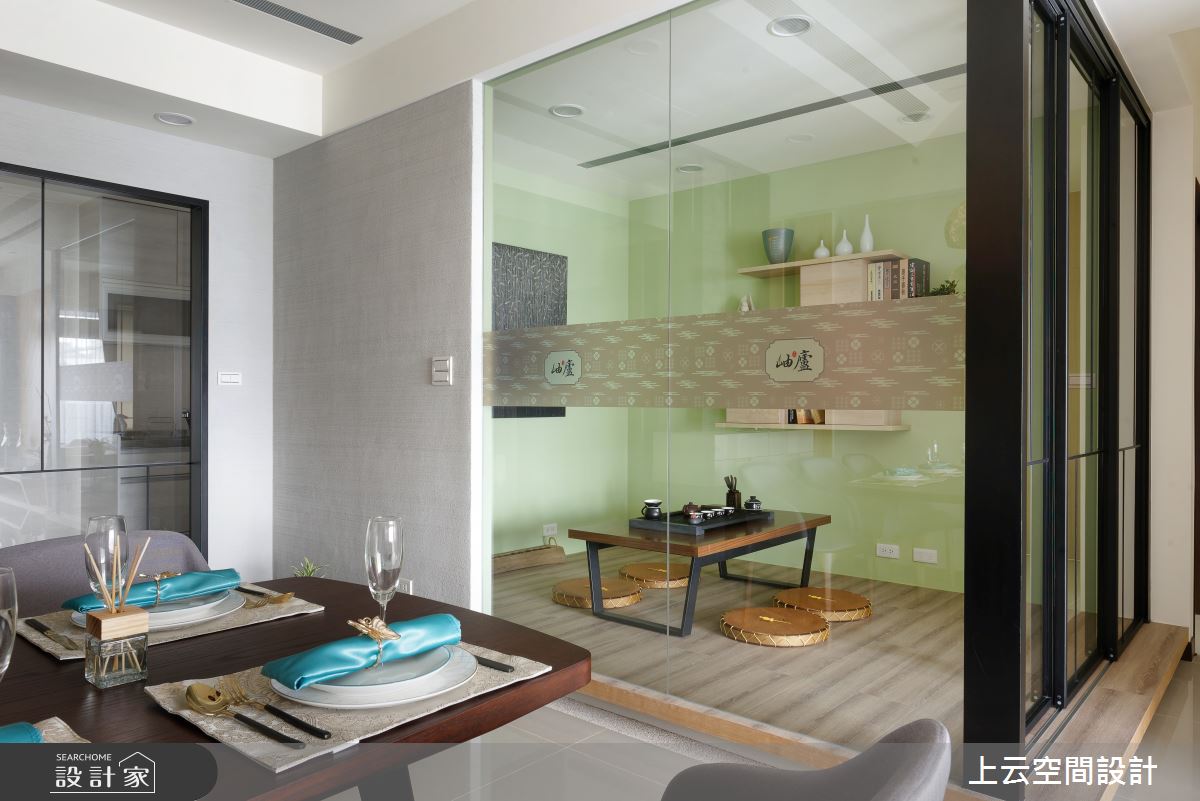 32坪新成屋(5年以下)＿混搭風餐廳和室案例圖片＿上云空間設計＿上云_異質暖居之14