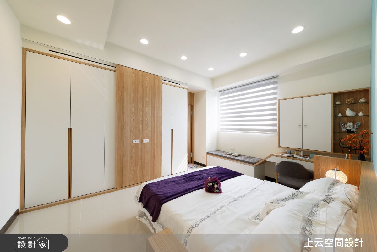 32坪新成屋(5年以下)＿混搭風臥室臥榻案例圖片＿上云空間設計＿上云_異質暖居之16