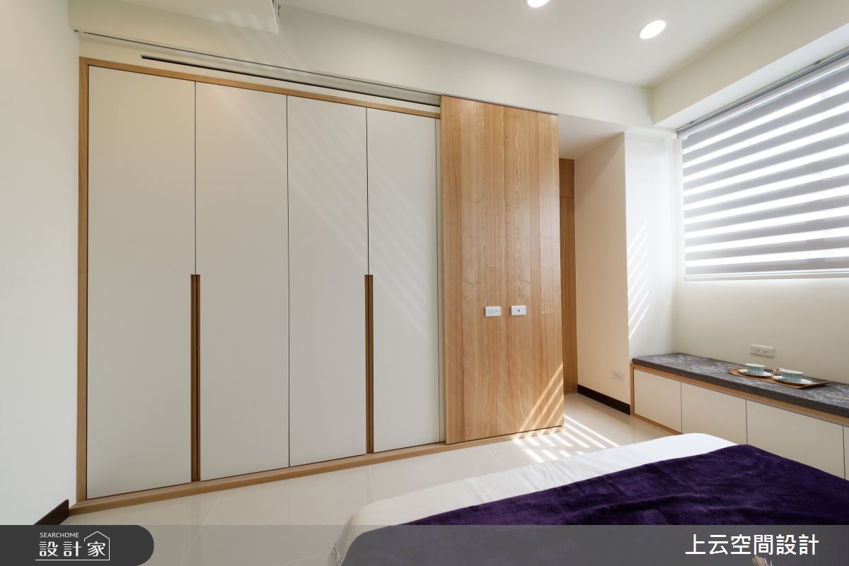 32坪新成屋(5年以下)＿混搭風臥室臥榻案例圖片＿上云空間設計＿上云_異質暖居之17