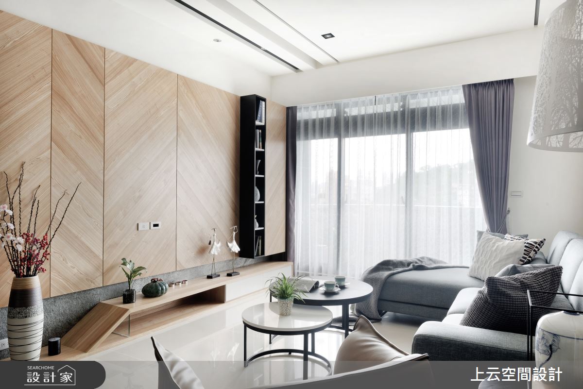 32坪新成屋(5年以下)＿混搭風客廳案例圖片＿上云空間設計＿上云_異質暖居之9