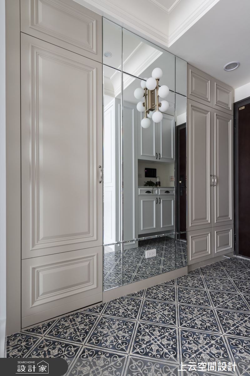 23坪新成屋(5年以下)＿新古典玄關案例圖片＿上云空間設計＿上云_輕古典的浪漫旅行之3